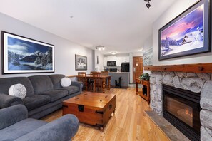 TV connectée, cheminée