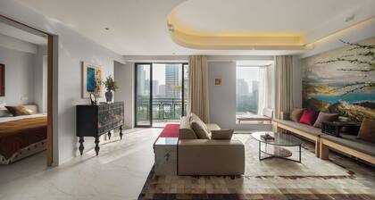 L&A 觀亭 13 Suit Taikoo Li/The Bridge River view Cozy 1 bedroom Suit in Cheng Du