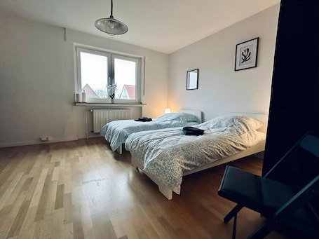 1 Schlafzimmer, WLAN, Bettwäsche. sleepWELL-Horstmar – Zentral & Kirchennah