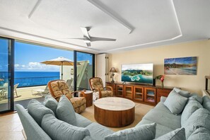 Smart TV, DVD player, video library