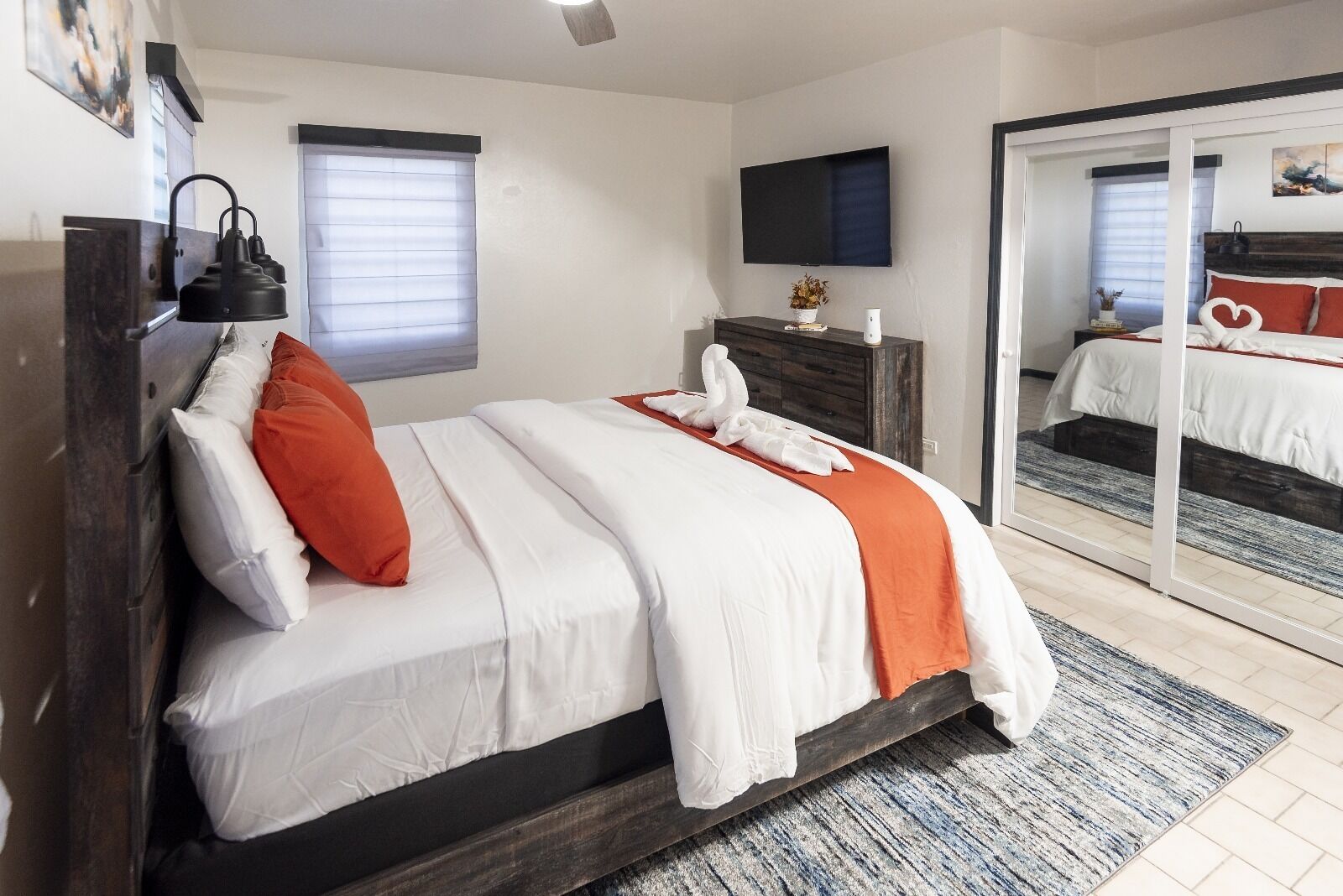 1 soverom, strykejern/-brett, wi-fi og sengetøy