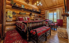 Interior - Highland River Cabin-Custom Built New Log Cabin with Direct River Access (Cody)