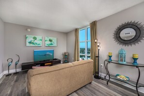 Smart TV, books - Seaside Resort 1203-Oceanfront Corner Unit-Huge Balcony-Unbeatable Views (North Myrtle Beach)