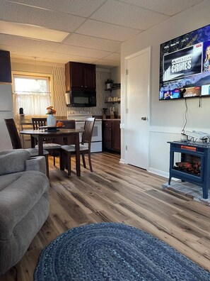 Living area - Charming, cozy cottage in amazing Canton with WiFi, AC (Canton)