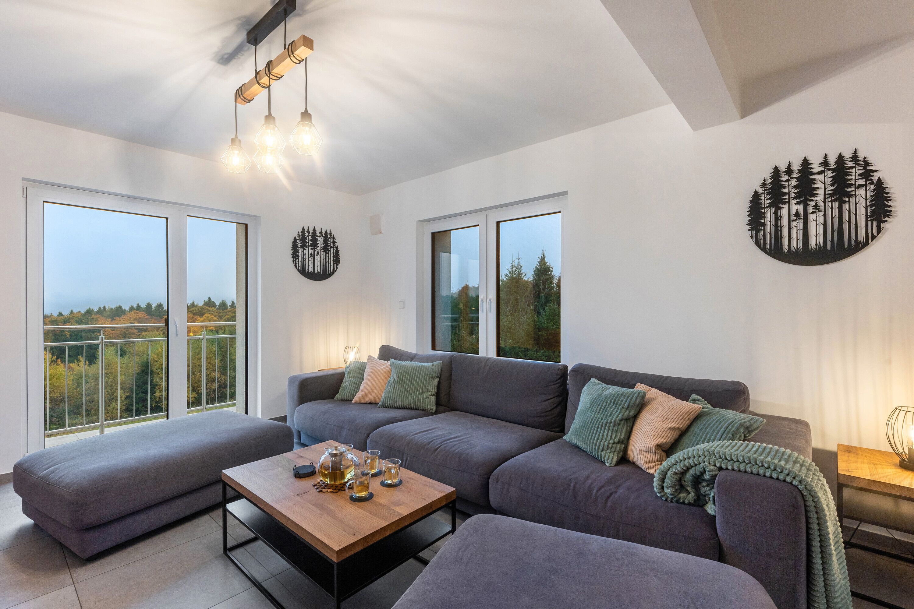 Televisión, chimenea y tenis de mesa 