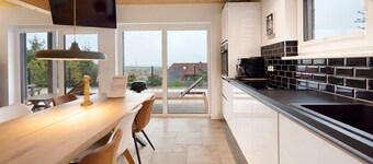 Holiday Home 'Mit Panoramablick' with Mountain View, Shared Terrace and Wi-Fi