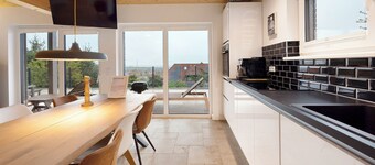 Holiday Home 'Mit Panoramablick' with Mountain View, Shared Terrace and Wi-Fi