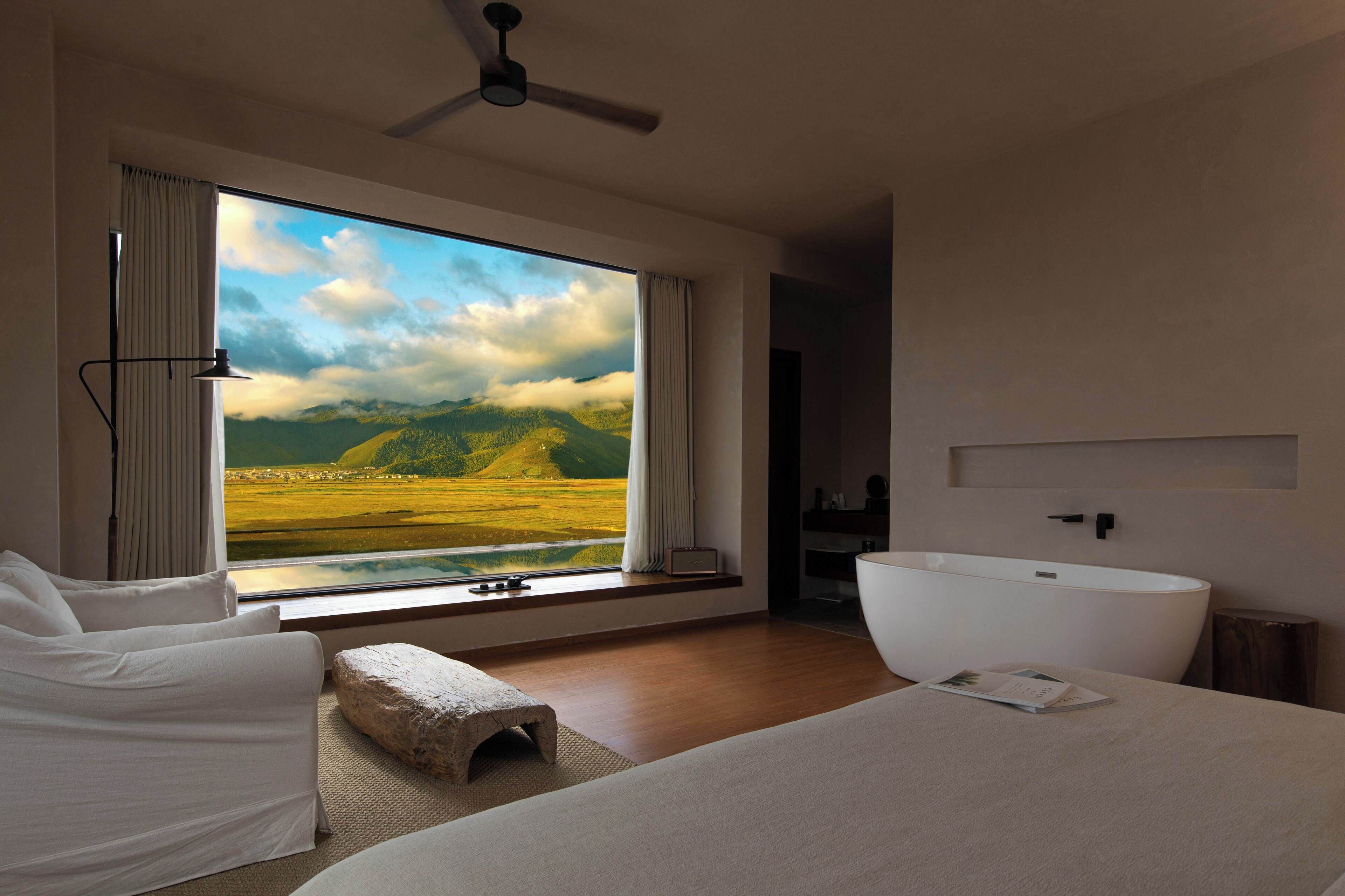 基础双人房, 露台, 山景 | 免费 WiFi