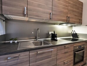 Microwave, oven, dishwasher, high chair