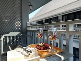 Deluxe Double Room, Pool View | Balcony view