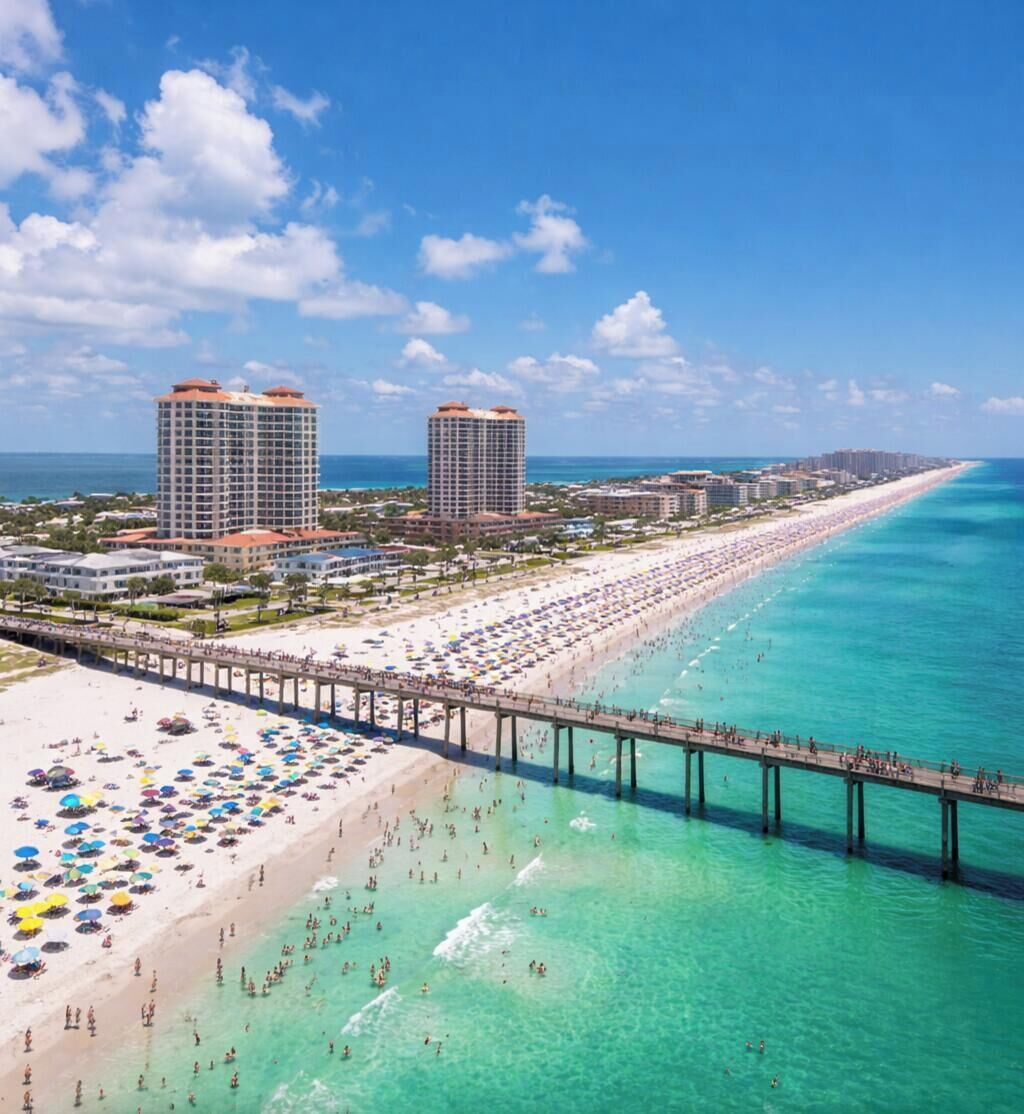 In Strandnähe, Liegestühle, Strandtücher