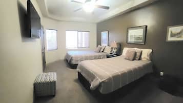 4 間睡房、熨斗/熨衫板、Wi-Fi、床單