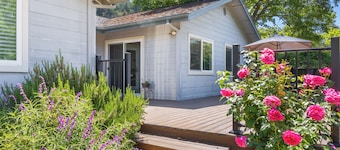 Ben Lomond Mediterranean Villa with full sun, spa, and spacious yard