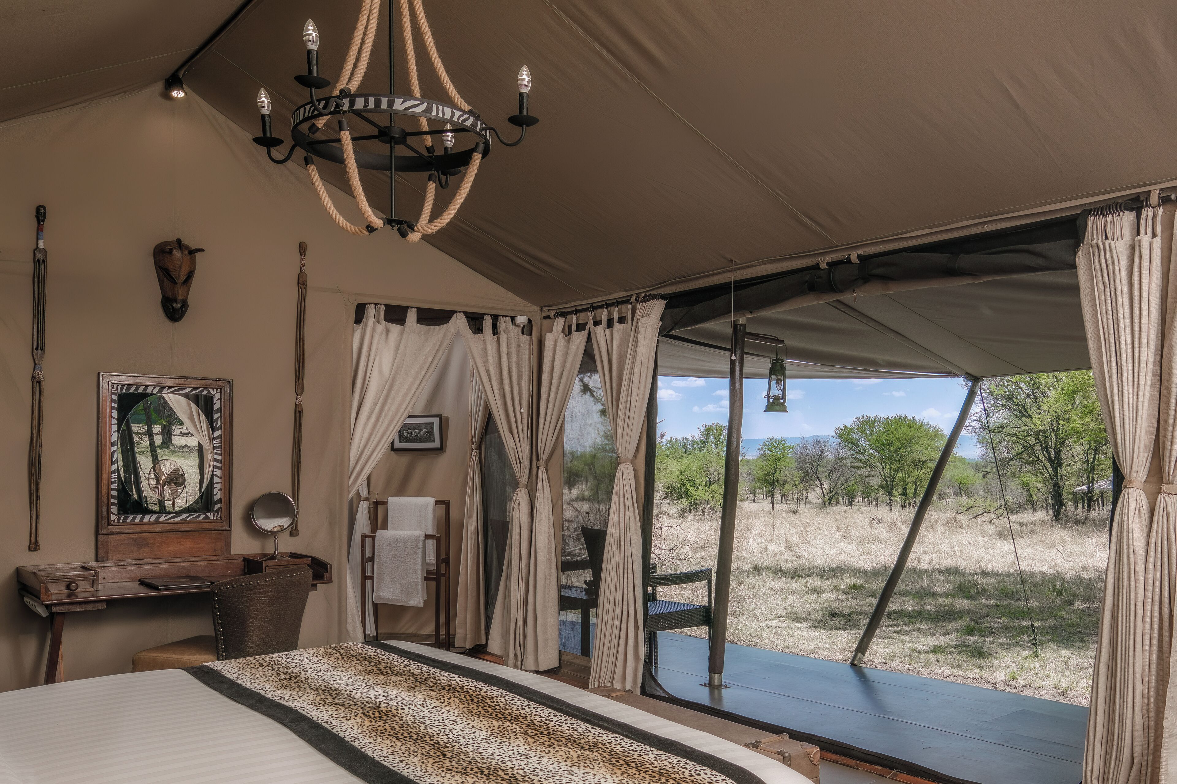 Luxury-Zelt, Parkblick | Ausblick vom Zimmer