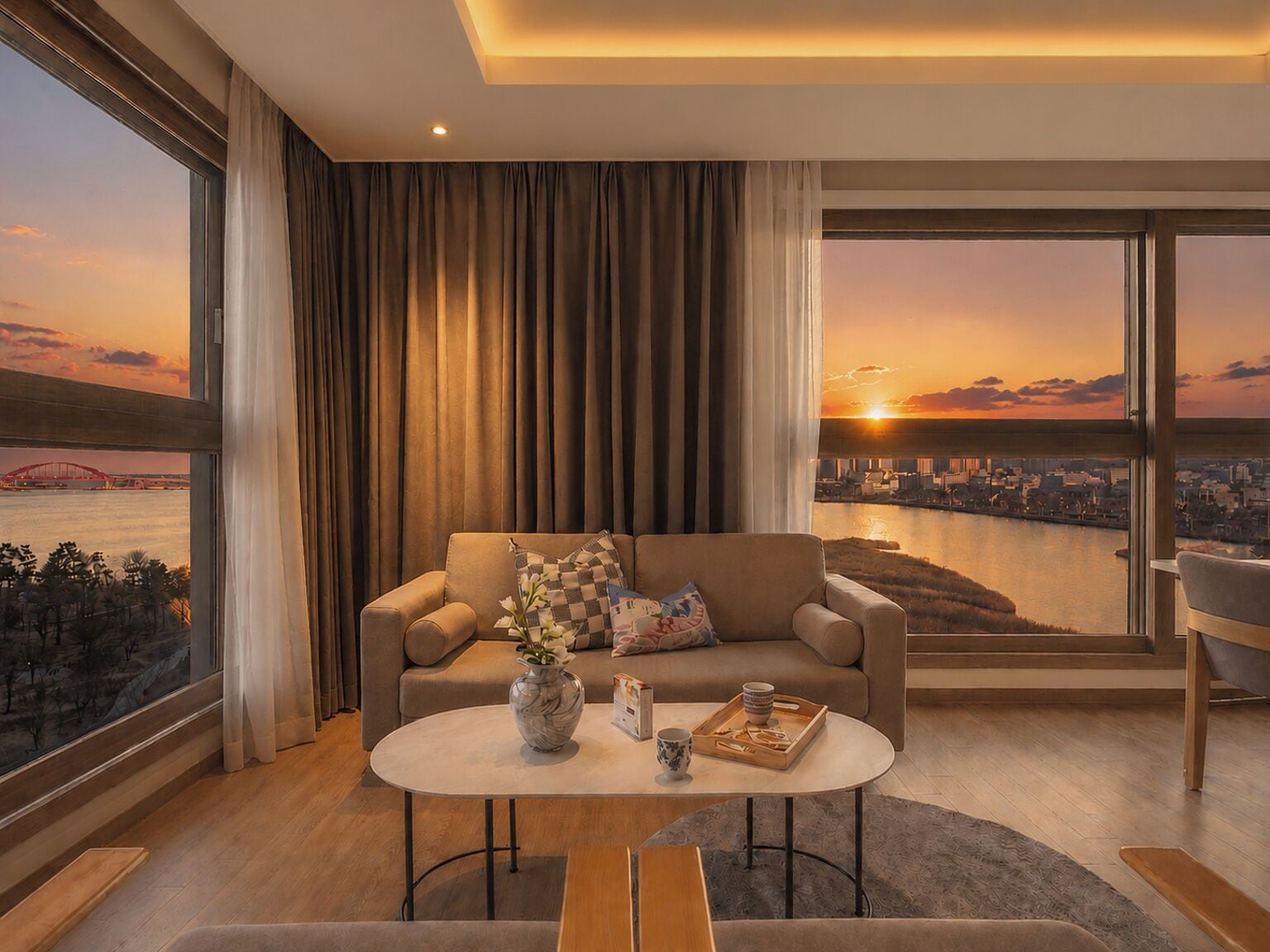 Family Three Room | Tirai kedap cahaya, kedap suara, Wi-Fi gratis, dan seprai linen