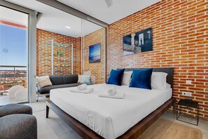 1 bedroom, iron/ironing board, travel crib, free WiFi