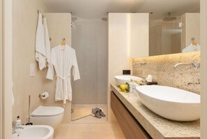 Shower, hair dryer, bidet