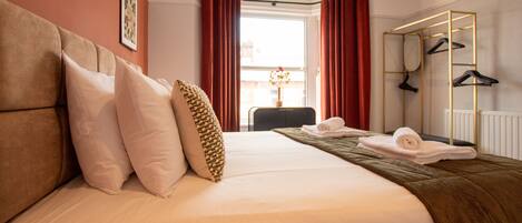 2 bedrooms, iron/ironing board, travel crib, WiFi