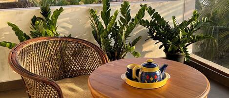 Luxury Double Room, 1 Queen Bed, Sea View | Terrace/patio