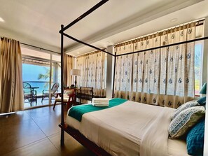 Luxury-Doppelzimmer, 1 Queen-Bett, Meerblick