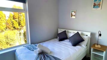 3 bedrooms, iron/ironing board, travel cot, WiFi