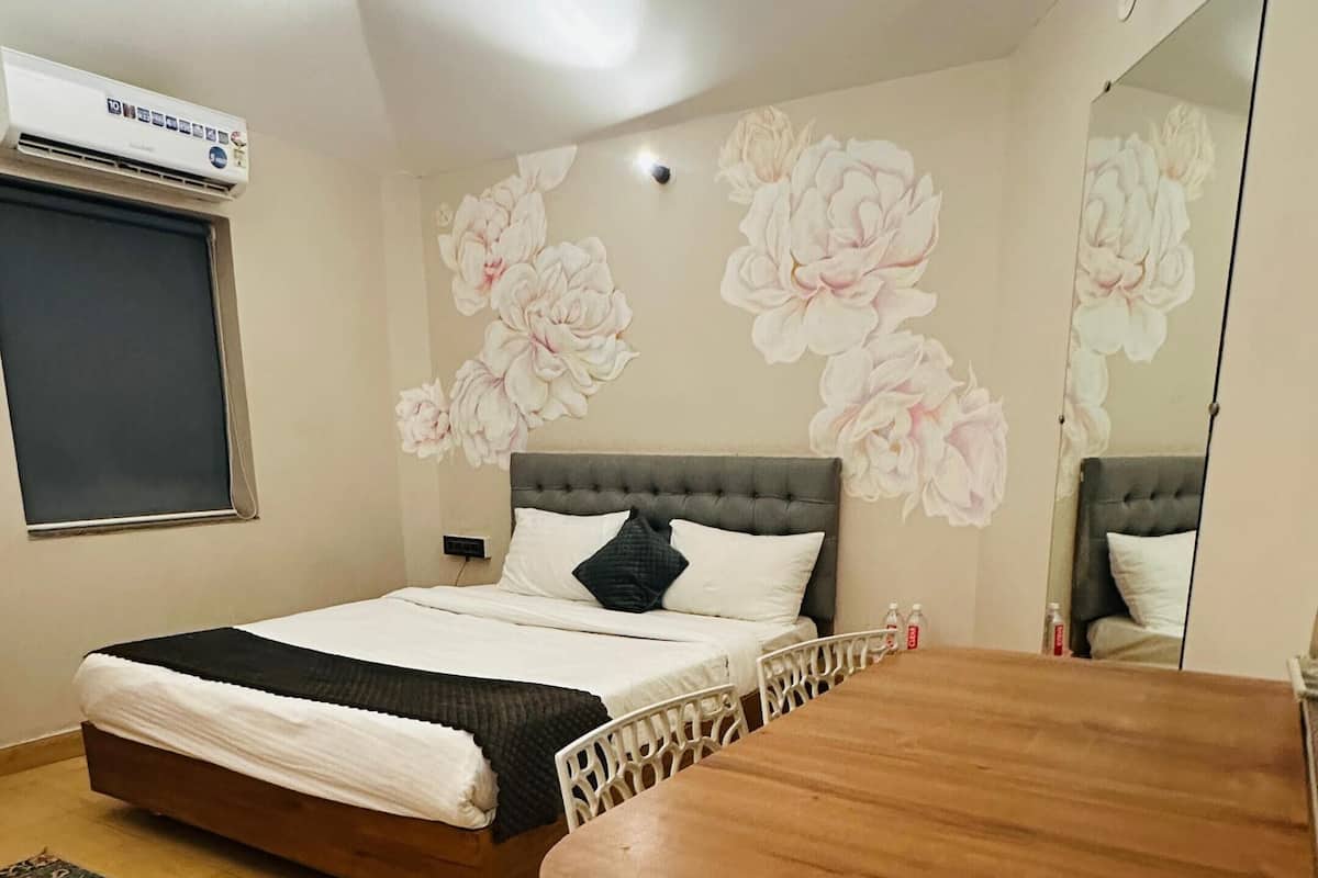 Deluxe kamer, balkon, uitzicht op stad