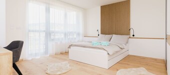 Nice apartment for 6 guests with WIFI, TV and balcony
