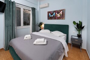 1 chambre, fer et planche Ă repasser, Wi-Fi, literie fournie