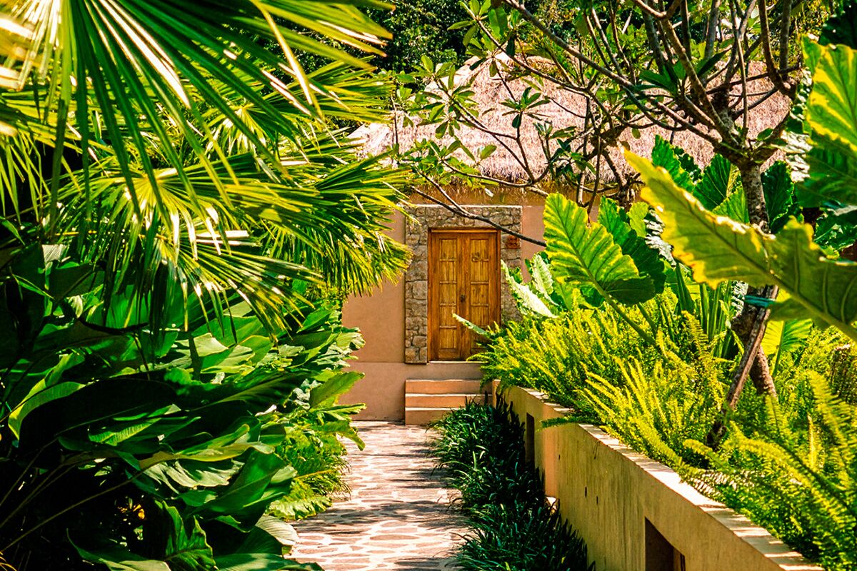 Entrada de la propiedad