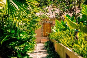 Entrada de la propiedad