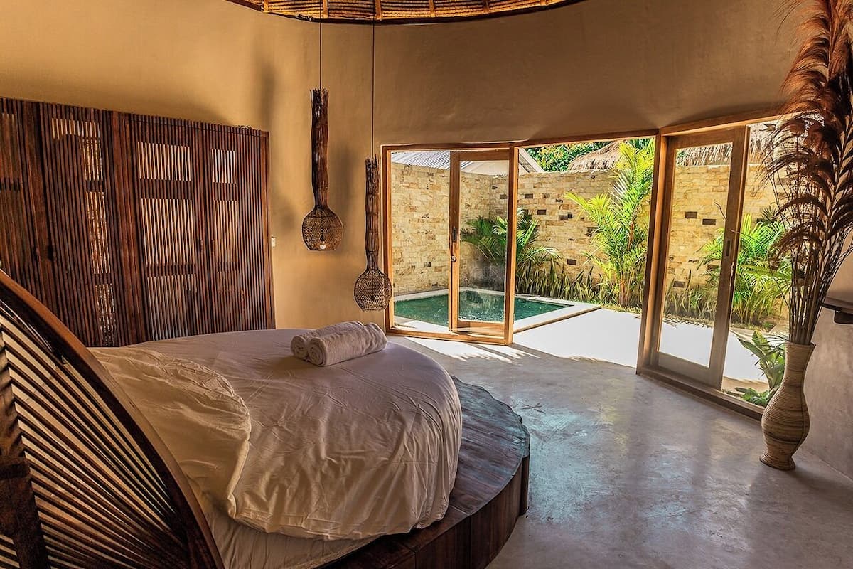 Villa Fuego | Premium bedding, down duvets, memory-foam beds, in-room safe