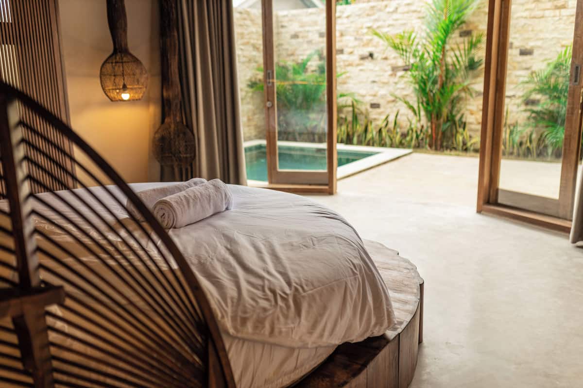 Villa Fuego | 1 slaapkamer, luxe beddengoed, donzen dekbedden