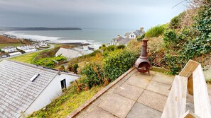 Terrace/patio - Woolacombe Quarryside - spacious family home with sea views over Woolacombe (Mortehoe)