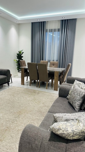 Interior - Spacious & New 4-bedroom apartment in peaceful Madinah with AC, Fast-WiFi (Madinah)