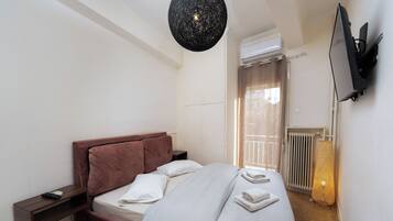 1 chambre, fer et planche Ă repasser, Wi-Fi, draps fournis