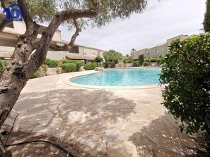 Pool - 7 pers lodge with pool, AC, parking in Valras-Plage (Valras-Plage)