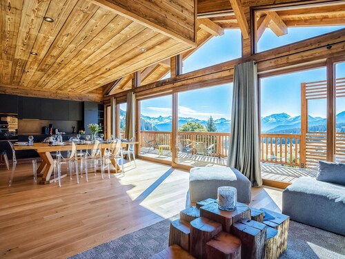 Stylish Chalet in Les Saisies with Jacuzzi for 15 Guests