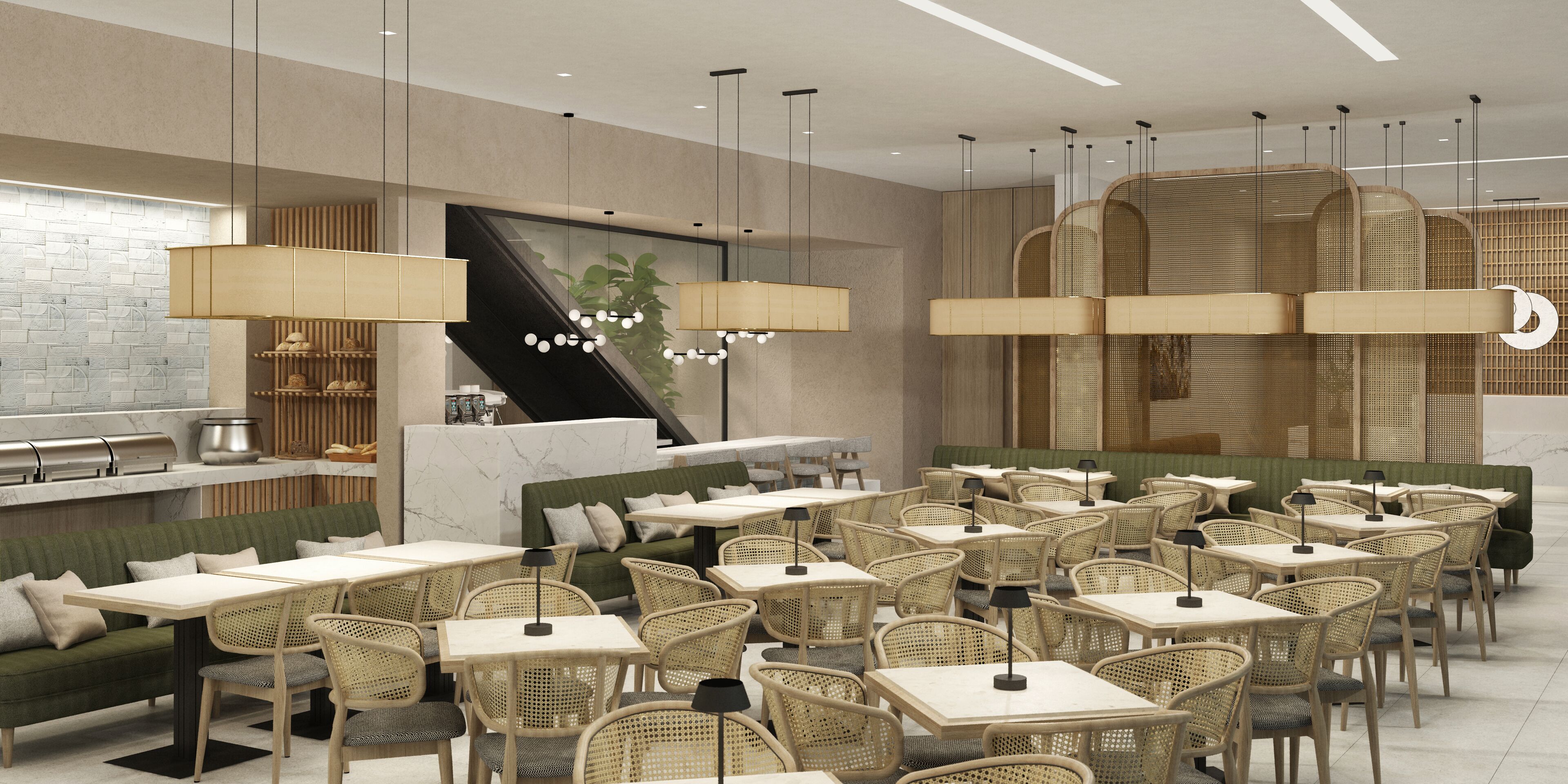 Free daily buffet breakfast