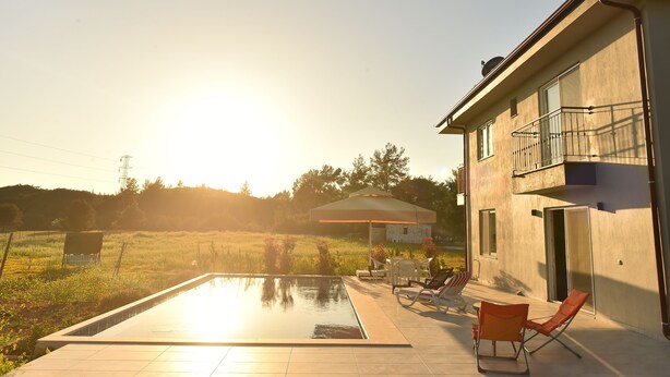 Pool - 3 bedroom villa with private pool in an oasis (Antalya)