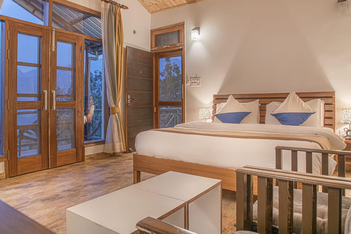Casa de campo Deluxe, vista a la montaña | Escritorio, espacio para trabajar con laptop y wifi gratis