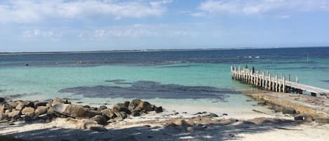 Sun-loungers, beach towels
