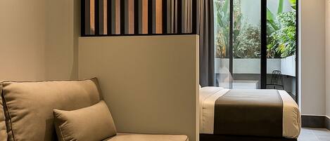 Junior suite | Verduisterende gordijnen, gratis wifi, beddengoed