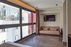 Standard Double Urban View | Güneşlik/perde, ücretsiz kablosuz İnternet, çarşaf takımı 