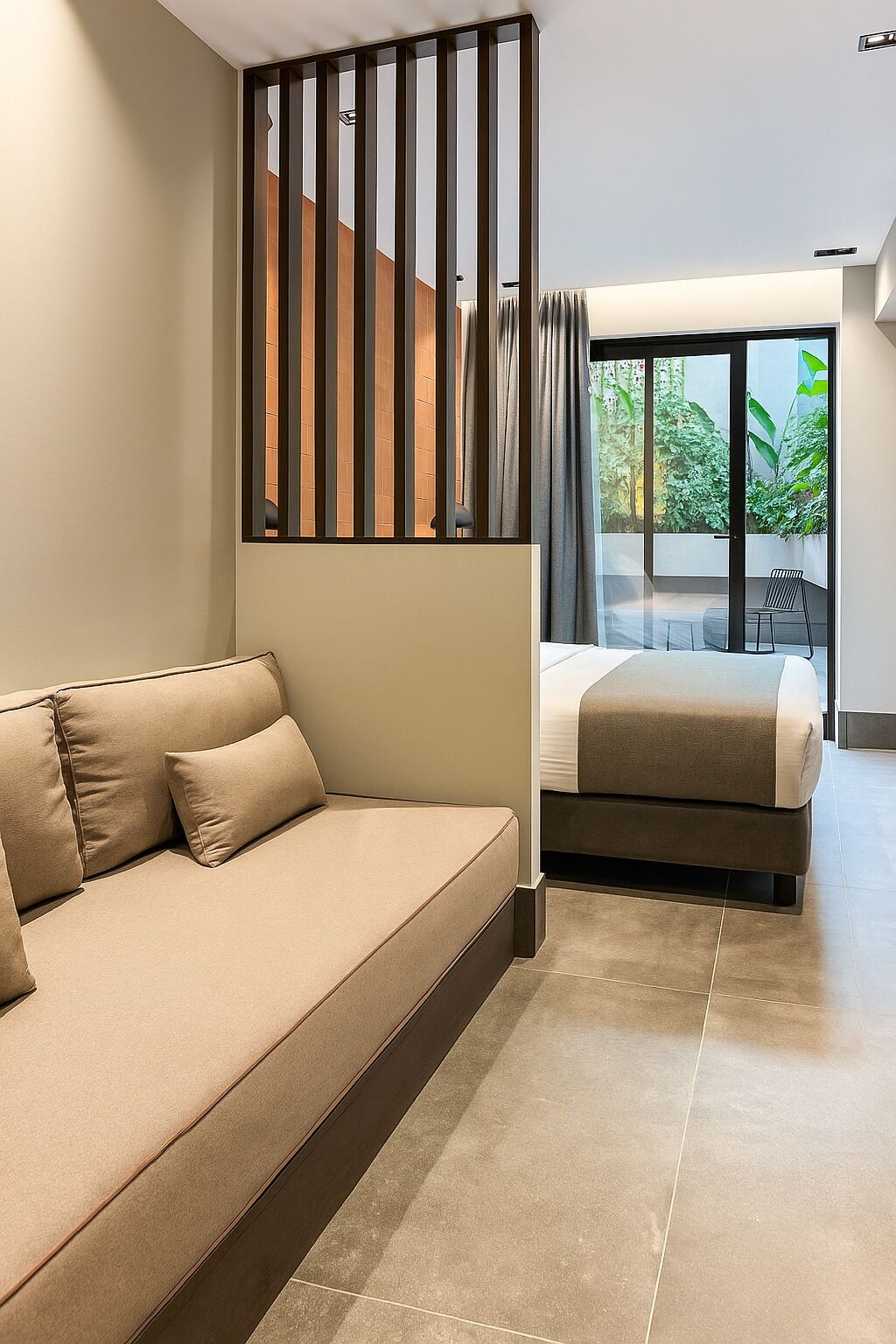 Junior Urban Garden Suite | Blackout curtains, free WiFi, bed sheets