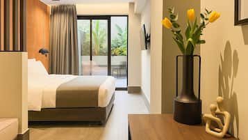 1 habitación, cortinas blackout, wifi gratis y ropa de cama