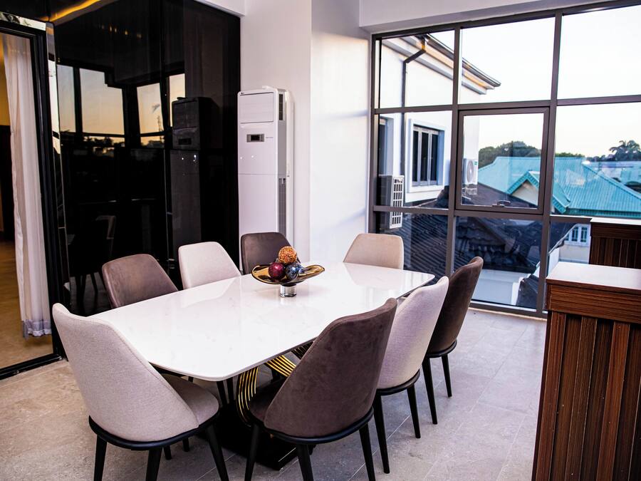 Presidential Penthouse, City View | Terrace/patio