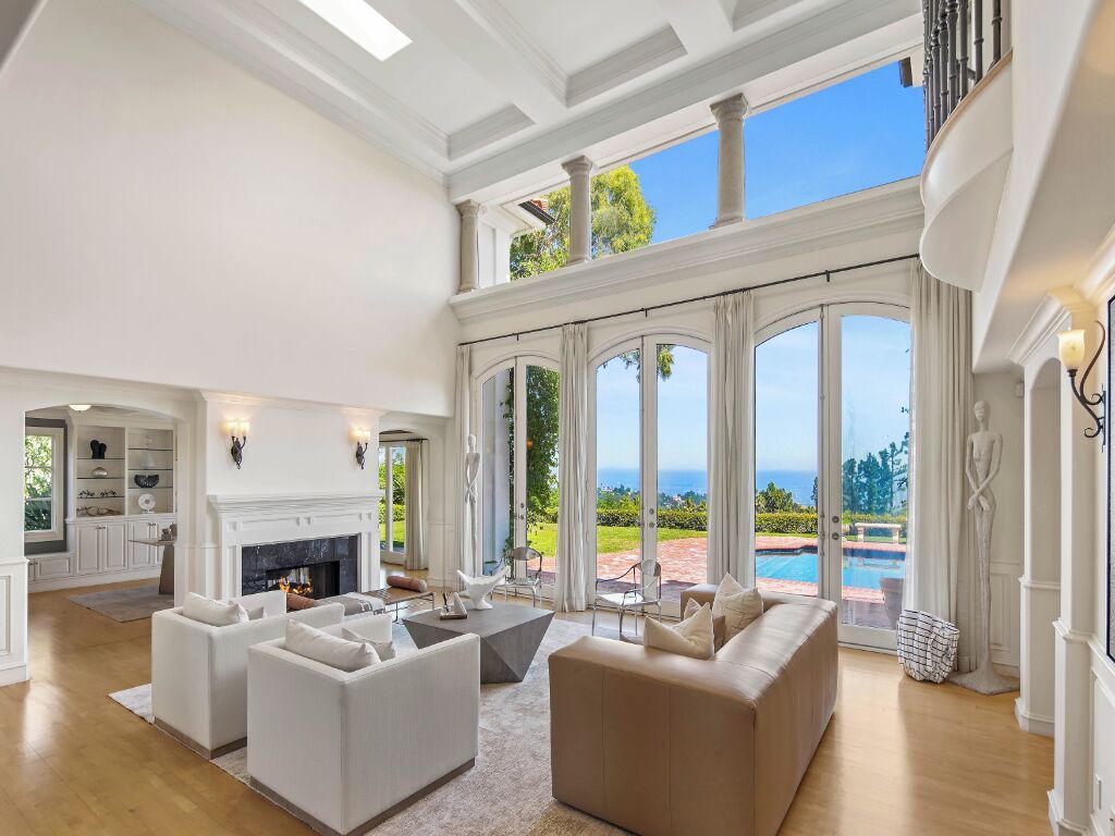 Luxury Villa, Multiple Beds, Pool Access, Pool View (Savona Sanctuary Estate) | Living area | 50-inch flat-screen TV with digital channels, fireplace