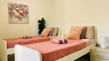 2 bedrooms, iron/ironing board, travel crib, WiFi