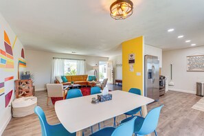 House (3 Bedrooms) | Interior - Hot Tub + Patio: Desert Getaway in Joshua Tree! (Joshua Tree)