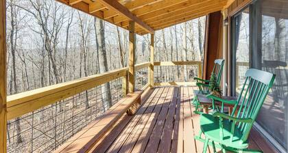 Hot Tub, Deck & Fire Pit: Secluded Cabin in Murphy